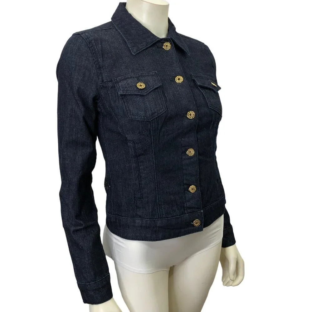 GUESS‎ DARK WASH JEAN JACKET SM NEW WITH TAG
